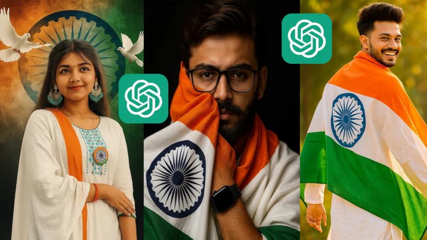 15 अगस्त Viral Photo कैसे बनाये Chat GPT | Chat Gpt Prompt For Independence Day Photo Generation