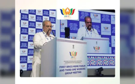 आगरा में पहला ब्रिक्स एमएसएमई फोरम: लचीलापन, नवाचार और सहयोग पर वैश्विक चर्चा