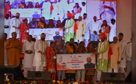 खादी रोजगार उत्सव: सिवानी में 3645 मशीनें बांटी, हरियाणा के हजारों कारीगरों को नई उड़ान