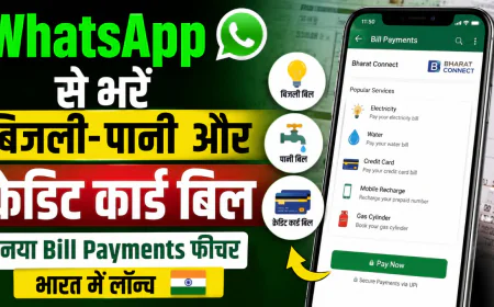 WhatsApp से भरें बिजली-पानी और क्रेडिट कार्ड बिल