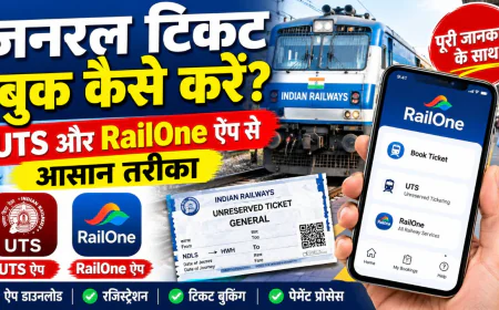 जनरल टिकट बुक कैसे करें? UTS और RailOne ऐप से आसान तरीका