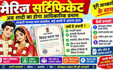 मैरिज सर्टिफिकेट कैसे बनवाएं: भारत में पूरी प्रक्रिया, दस्तावेज और ऑनलाइन आवेदन की आसान जानकारी